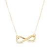 Thumbnail Image 2 of Infinity Necklace 10K Yellow Gold 18&quot;