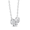 Thumbnail Image 2 of Memories, Moments, Magic Three-Stone Diamond Necklace 1/4 ct tw 10K White Gold 18&quot;