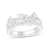 Thumbnail Image 1 of All You Are Multi-Shape Lab-Grown Diamond Two-Row Ring 1-1/2 ct tw 14K White Gold