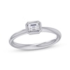 Thumbnail Image 0 of Emerald-Cut Diamond Solitaire Engagement Ring 1/4 ct tw 14K White Gold (I/I1)