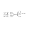 Thumbnail Image 2 of Lab-Grown Diamonds by KAY Round-Cut Solitaire Earrings 1/6 ct tw Sterling Silver (I/SI2)