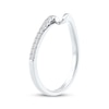 Thumbnail Image 2 of Diamond Swirl Anniversary Ring 1/15 ct tw 10K White Gold