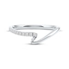 Thumbnail Image 3 of Diamond Swirl Anniversary Ring 1/15 ct tw 10K White Gold