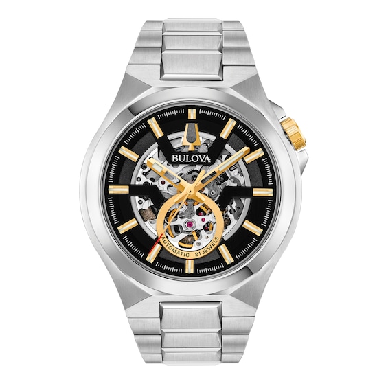 bulova men's watch automatic collection 96a187