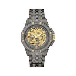 Bulova Crystal Octava Automatic Gunmetal Crystal 98A293