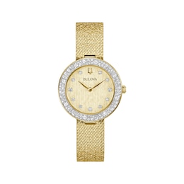 Bulova Champagne Crystal Women's Watch 98L321