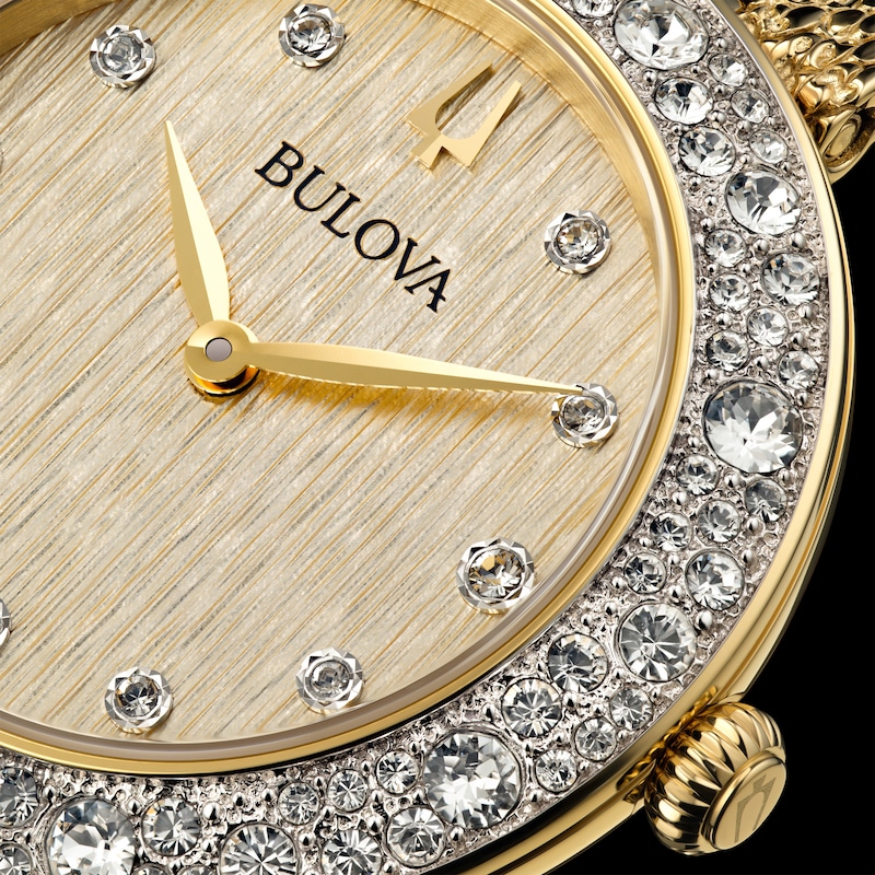 Main Image 4 of Bulova Champagne Crystal Women's Watch 98L321