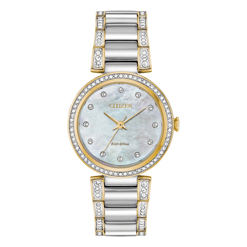 Main Image 1 of Citizen Silhouette Crystal Ladies Watch EM0844-58D