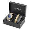 Thumbnail Image 1 of Citizen Crystal Men's Stainless Steel Watch & Bracelet Boxed Set CA0752-66L