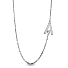 Sideways Initial Necklace