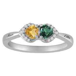 Birthstone Couple's Ring