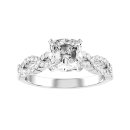 Cushion Diamond Bridal Ring