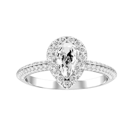 Pear Diamond Bridal Ring