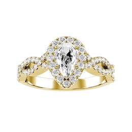 Pear Diamond Bridal Ring