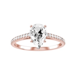 Pear Diamond Bridal Ring