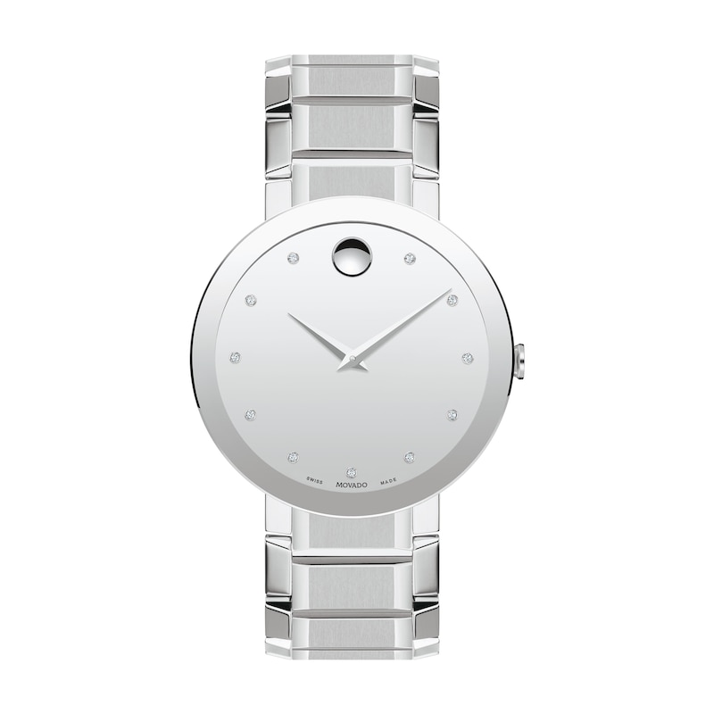 Main Image 1 of Movado Sapphire Stainless Steel Men's Watch 607587