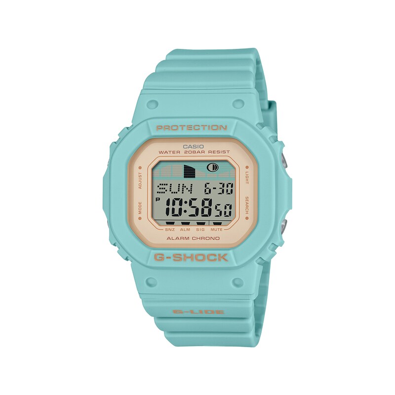 Ladies' Casio G-Shock S Series Pink Resin Strap Watch with Black Dial  (Model: GMAS140-4A)