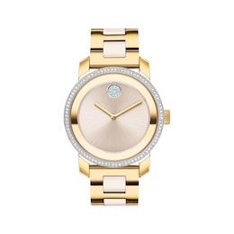 Movado BOLD Ceramic & Ion-Plated Stainless Steel Women's Watch 3600785