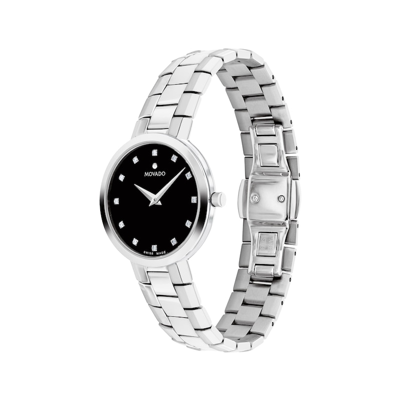 Main Image 2 of Movado Faceto Diamond Marker Women's Watch 0607866