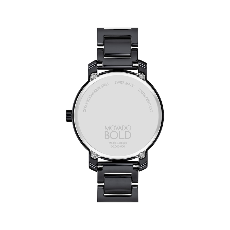 Main Image 3 of Movado BOLD Evolution 2.0 Black Ceramic Women's Watch 3601235