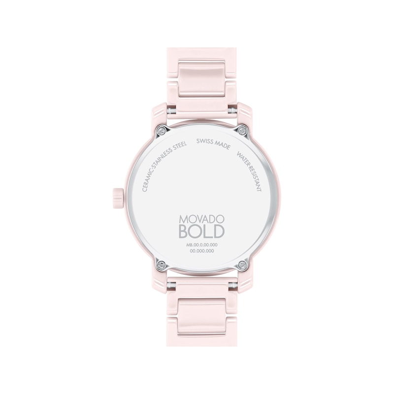 Main Image 3 of Movado BOLD Evolution 2.0 Pink Ceramic Women's Watch 3601234