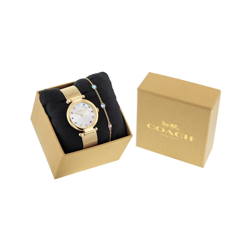 COACH Cary Women's Watch Set 14000112