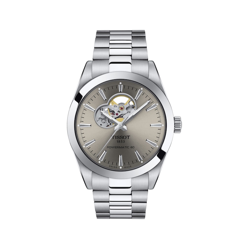 Main Image 1 of Tissot Gentleman Powermatic Open Heart Men’s Watch T1274071108100