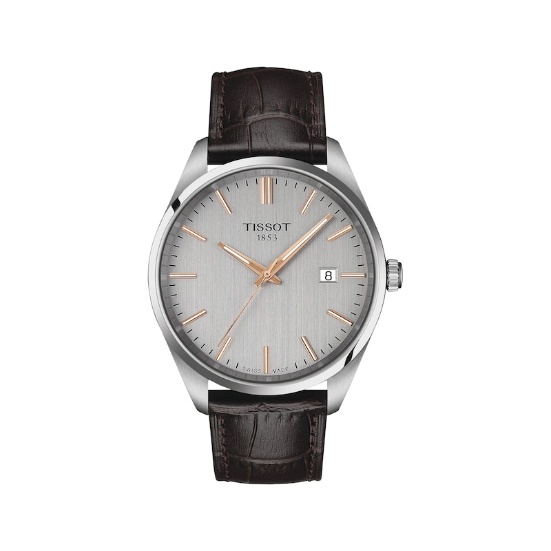 Citizen Men's | Eco-Drive | Silver Dial | Brown Leather Strap AW1780-25A