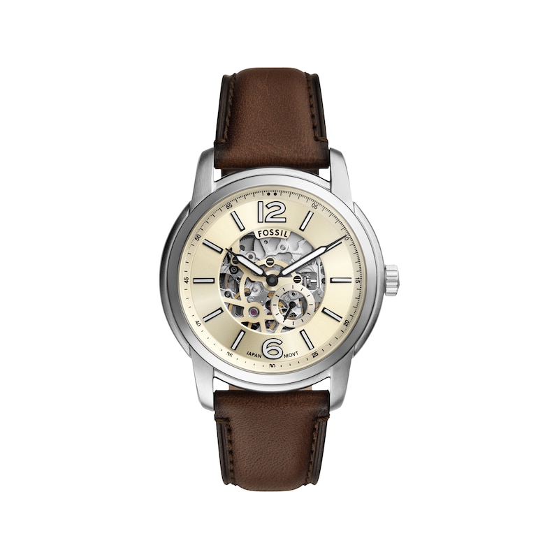 Main Image 1 of Fossil Heritage Men's Skeleton Watch ME3264