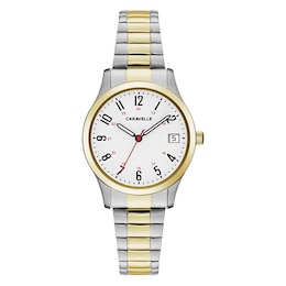 Caravelle by Bulova Traditional Women's Two-Tone Stainless Steel Watch 45M111