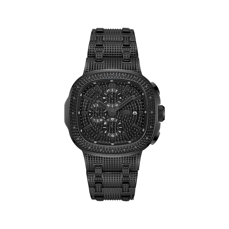 JBW Luxury Heist Black Diamond Men's Watch J6380E