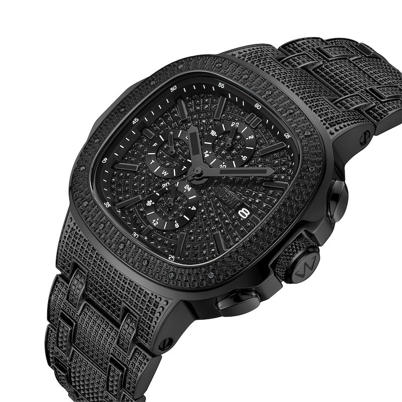 JBW Luxury Heist Black Diamond Men's Watch J6380E