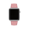 Thumbnail Image 1 of COACH Dark Pink Silicone Women's Apple Watch Strap 14700266