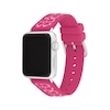 Thumbnail Image 2 of COACH Two-Tone Pink Silicone Women's Apple Watch Strap 14700287