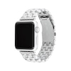 Thumbnail Image 2 of COACH Pavé Crystal Stainless Steel Women's Apple Watch Strap 14700261