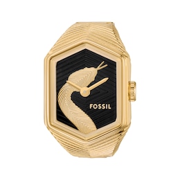 Fossil Lunar New Year Women's Watch Ring Gold-Tone Stainless Steel ES5382