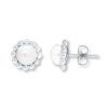 Thumbnail Image 1 of Cultured Pearl Earrings Sterling Silver