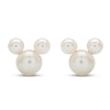 Thumbnail Image 1 of Children's Mickey Mouse Cultured Freshwater Pearl Earrings 14K Yellow Gold