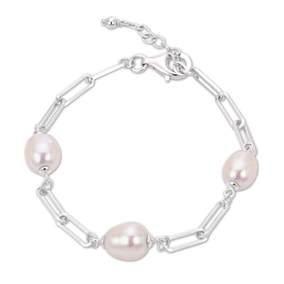 Pearl-fect Charm Bracelet-CE84077-M