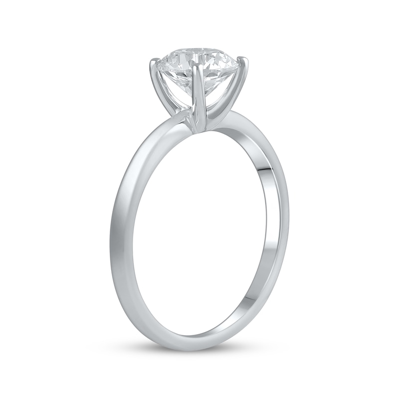 Lab-Created Diamonds by KAY Solitaire Engagement Ring 1-1/4 ct tw 14K White Gold (I/SI2)
