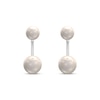 Thumbnail Image 1 of Cultured Pearl Front-Back Earrings Sterling Silver