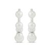 Thumbnail Image 1 of Cultured Pearl J-Hoop Earrings Sterling Silver