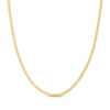 Thumbnail Image 2 of Semi-Solid Miami Cuban Curb Chain Necklace & Bracelet Set 10K Yellow Gold