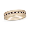 Thumbnail Image 1 of Neil Lane Men's Blue Sapphire & Diamond Wedding Band 1/6 ct tw 14K Yellow Gold