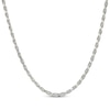 Thumbnail Image 1 of Diamond-Cut Rope Chain Necklace Solid Sterling Silver 20&quot;