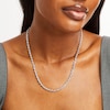 Thumbnail Image 4 of Solid Diamond-Cut Rope Chain Necklace Sterling Silver 20&quot;