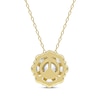 Thumbnail Image 3 of Lab-Grown Diamonds by KAY Flower Necklace 1 ct tw 14K Yellow Gold 18&quot;