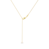 Thumbnail Image 4 of Lab-Grown Diamonds by KAY Flower Necklace 1 ct tw 14K Yellow Gold 18&quot;