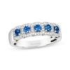 Thumbnail Image 1 of Le Vian Sapphire Ring 1/4 ct tw Diamonds Platinum