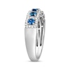 Thumbnail Image 2 of Le Vian Sapphire Ring 1/4 ct tw Diamonds Platinum